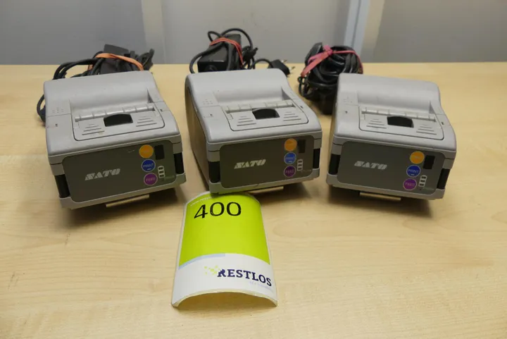 3x Sato Mobiler Etiketten-/Bondrucker